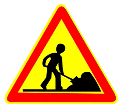 خطر أشغال مؤقتة