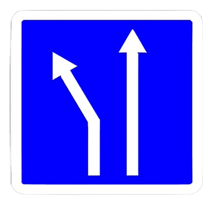 مسالك الانعطاف لليسر