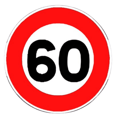 تحديد السرعة ف 60 كلم/ساعة