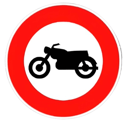 ولوج ممنوع على الدراجات النارية
