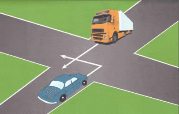 ملتقى الطرق - انتظار اليمين