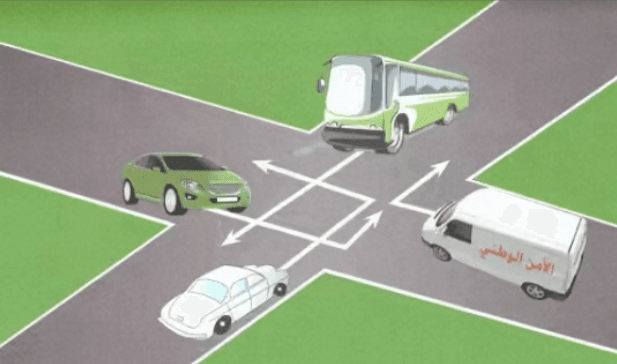 الأسبقية لسيارة الشرطة